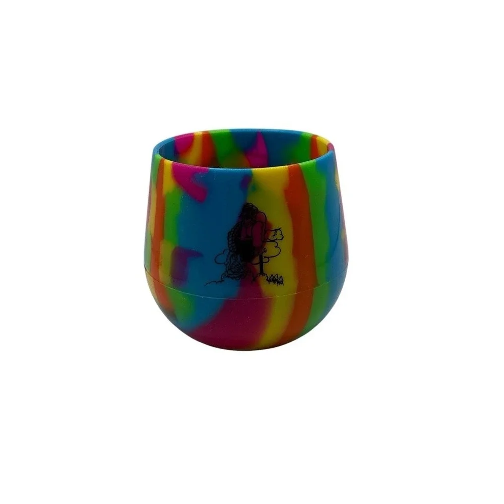 SILIPINT 14oz TUMBLER FOOTSLOGGERS RAINBOW SWIRL‎